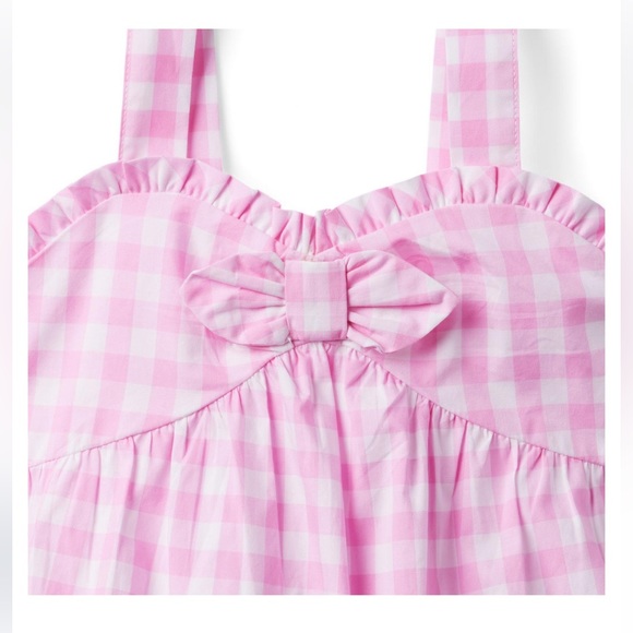 EUC, Janie & Jack Gingham bow top - Picture 2 of 4